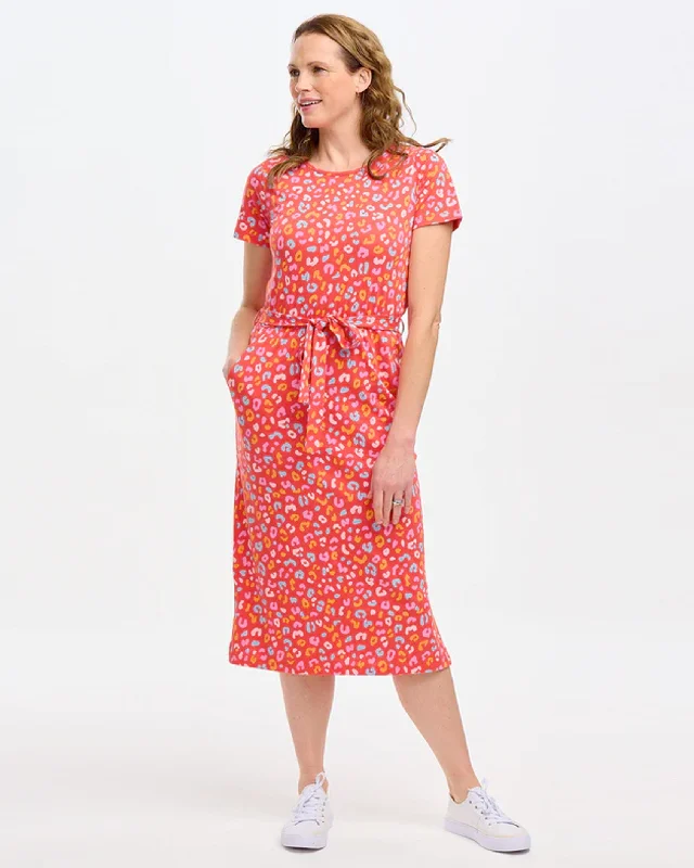 Retro polka dot maxi dresses-Sugarhill Brighton Flissy Jersey Dress