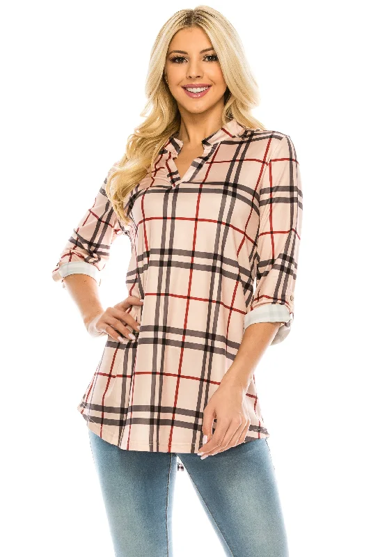 BEIGE PLAID