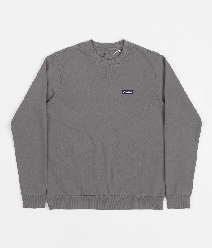 Hoodies & sweatshirts with jersey plush durability-Patagonia Regenerative Organic Crewneck Sweatshirt - Noble Grey