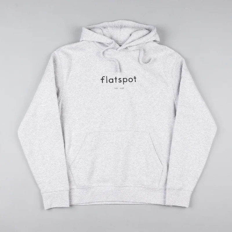 Flats with sustainable canvas blend-Flatspot 1995 Hooded Sweatshirt - Grey