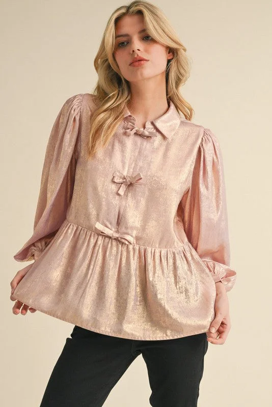 button-down shirts for classic everyday wear-The Evie Top  **Final Sale**