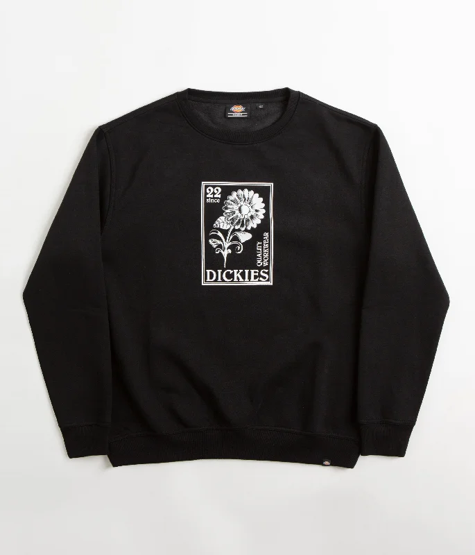 Hoodies & sweatshirts with wool plush texture-Dickies Garden Plain Sweatshirt - Black