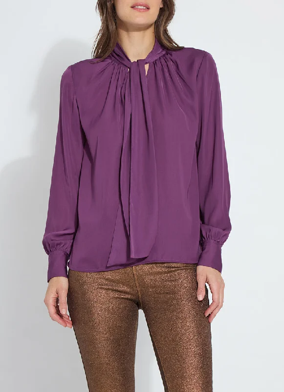 puff-sleeve tops for feminine silhouettes-LYSSE JANIS TOP