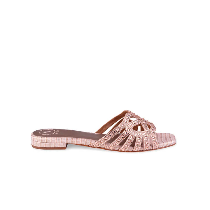 Flats with leather cushioned charm-Maddalena