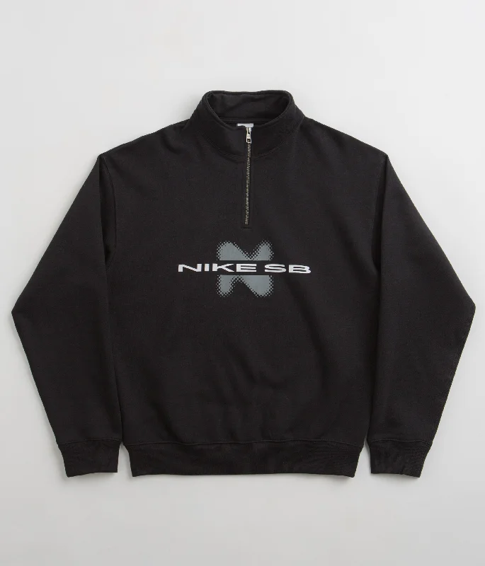 Hoodies & sweatshirts with plush jersey elegance-Nike SB Y2K 1/2 Zip Sweatshirt - Black