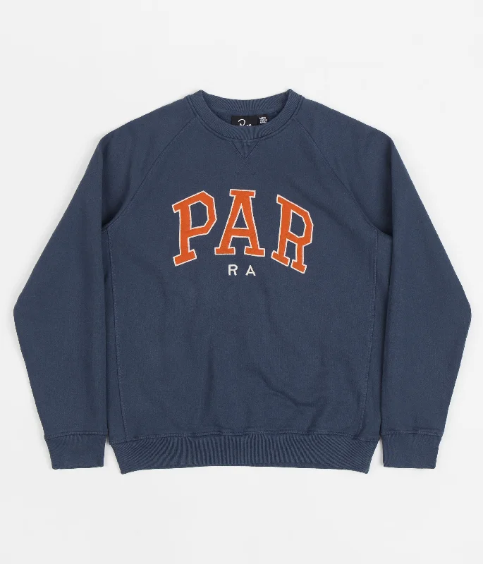 Hoodies & sweatshirts with bold ruby richness-by Parra Educational Crewneck Sweatshirt - Blue