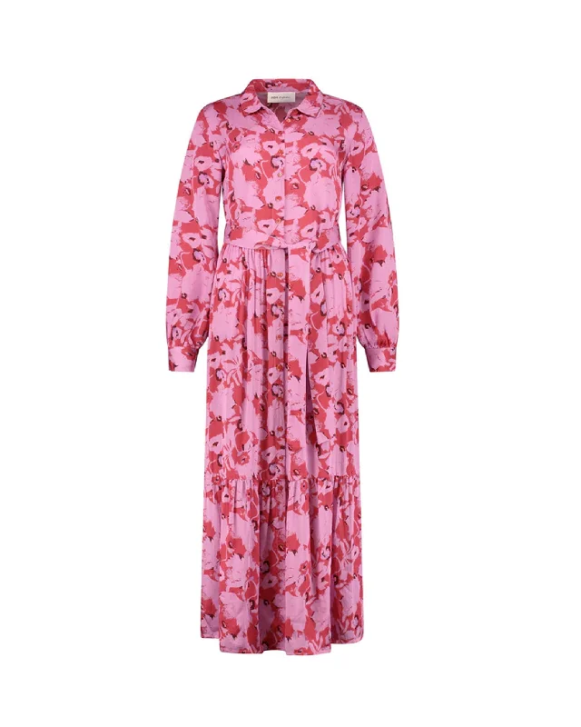 Affordable evening maxi dresses-Pom Amsterdam Hot Flowers Dress