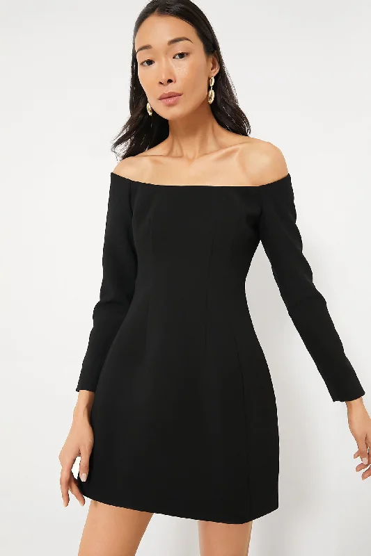 Affordable wedding guest maxi dresses-Black Blakely Dress