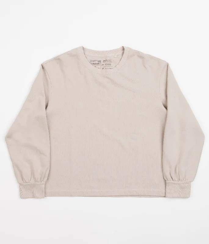 Hoodies & sweatshirts with eco-friendly cotton fibers-Patagonia Women's Regenerative Organic Essential Crewneck Sweatshirt - Shroom Taupe