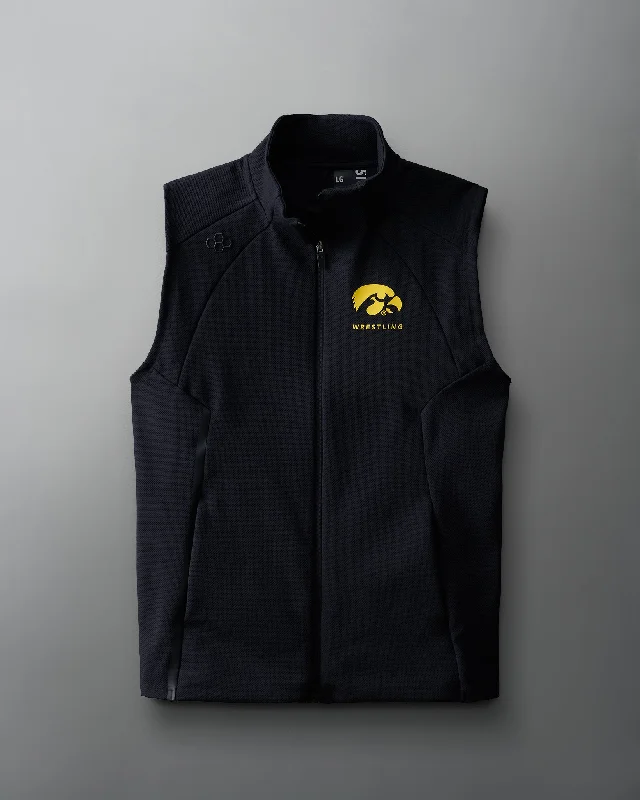 laid-back henley tops for relaxed days-IOWA TE Vest