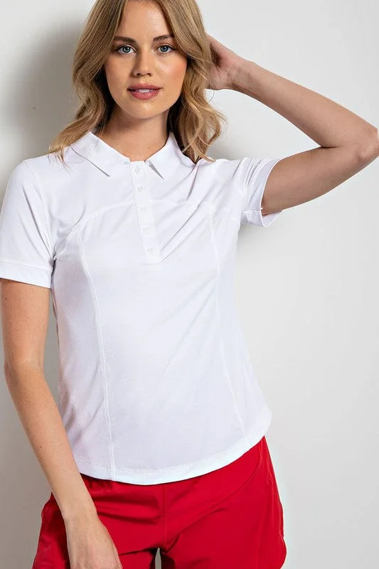 wrap-around tops for chic fashion-Quick Dry Off White Top