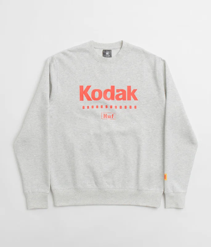 Hoodies & sweatshirts with machine-washable ease-HUF x Kodak Golden Hour Crewneck Sweatshirt - Ash