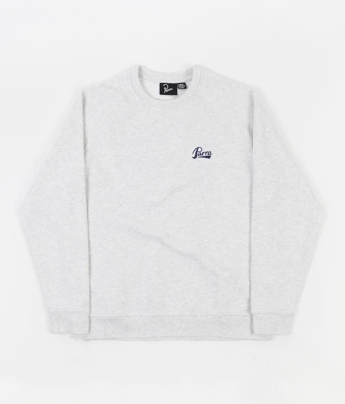 Hoodies & sweatshirts with organic wool comfort-by Parra Basket Horse Crewneck Sweatshirt - Ash Grey