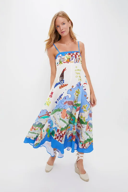 Affordable prom mini dresses-Multi Nadia Sundress