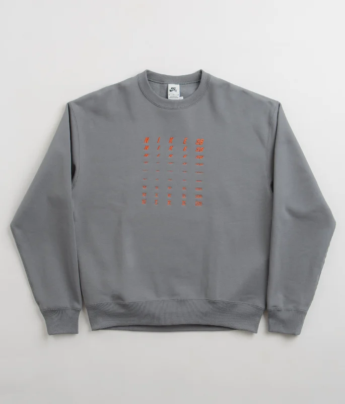 Hoodies & sweatshirts with affordable bulk deals-Nike SB Fade Crewneck Sweatshirt - Smoke Grey