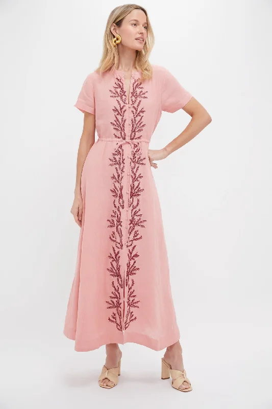 Soft pastel dresses-Rose Yvonne Dress