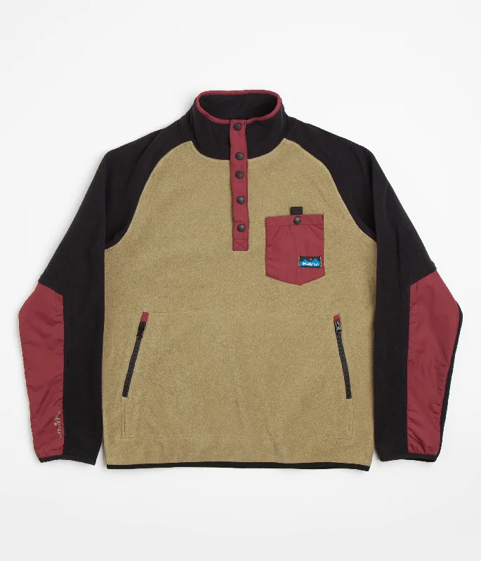 Hoodies & sweatshirts with premium custom embroidery-Kavu Teannaway Fleece Sweatshirt - Brewers Grain