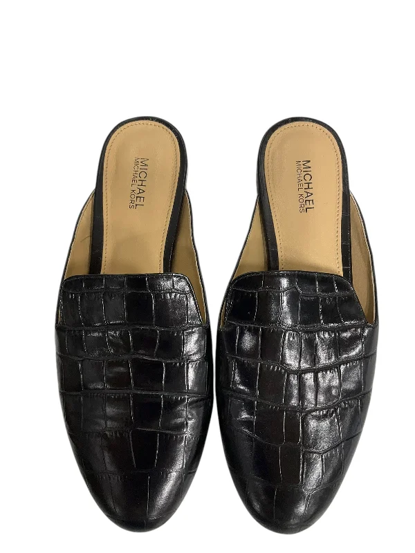 Flats with eco-friendly leather blend-Shoes Flats By Michael By Michael Kors In Black, Size: 6