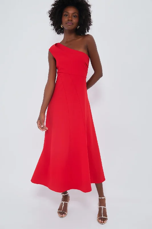 Trendy jumpsuit maxi dresses-Scarlet Carmen Dress