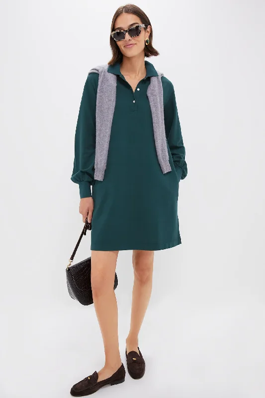 Tailored work mini dresses-June Bug Pique Frances Polo Dress