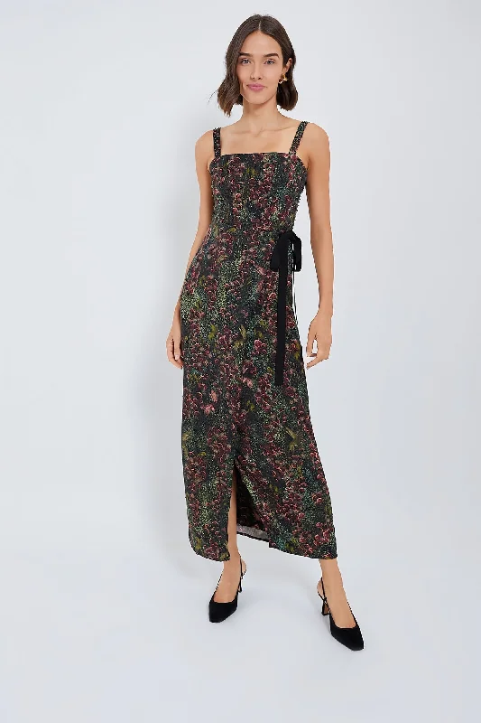 Flowy boho maxi dresses-Reflejo Cinefila Maxi Dress