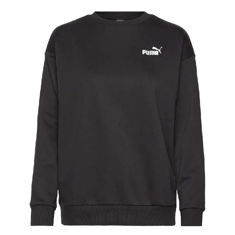 Hoodies & sweatshirts with mesh breathable softness-Puma - Women's Essentials Relaxed Small Logo Sweatshirt (681487 01)