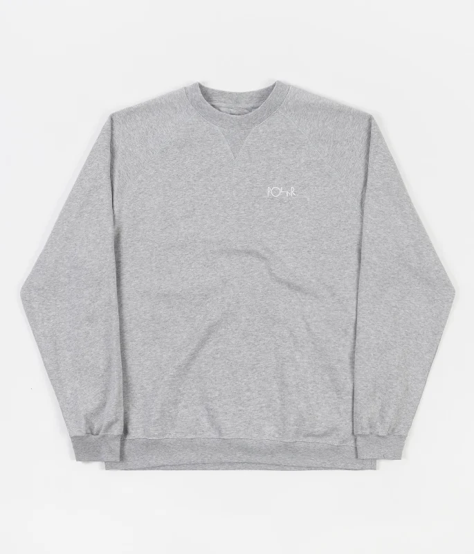 Hoodies & sweatshirts with affordable pricing sets-Polar Default Crewneck Sweatshirt - Sport Grey