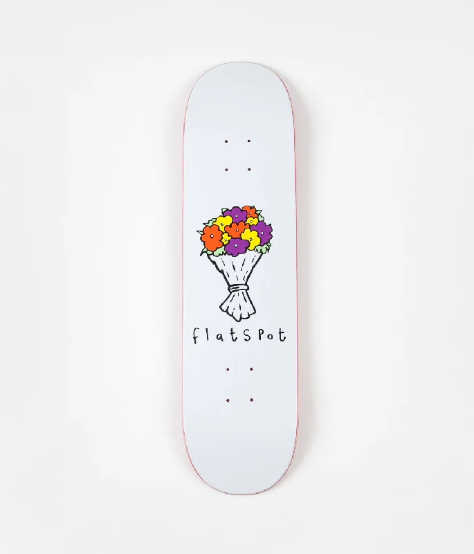 Flats with light rubber texture-Flatspot Flowers Deck - 8.125"