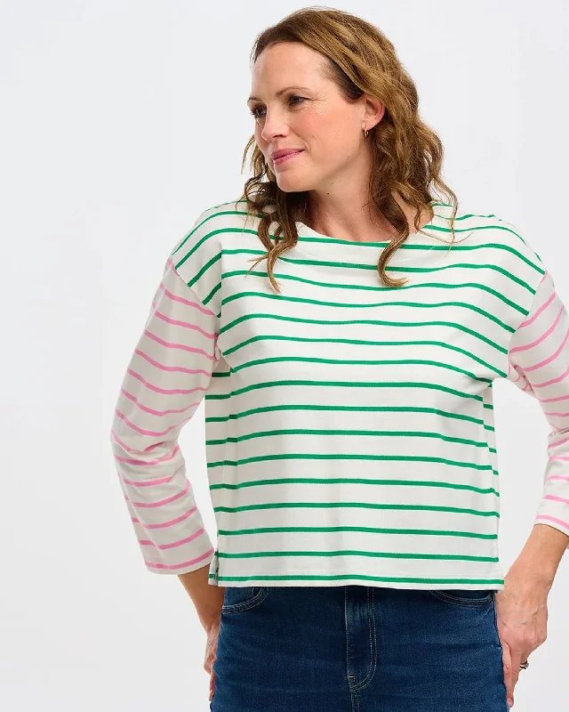 stylish off-shoulder shirts for summer-Billie Breton Top