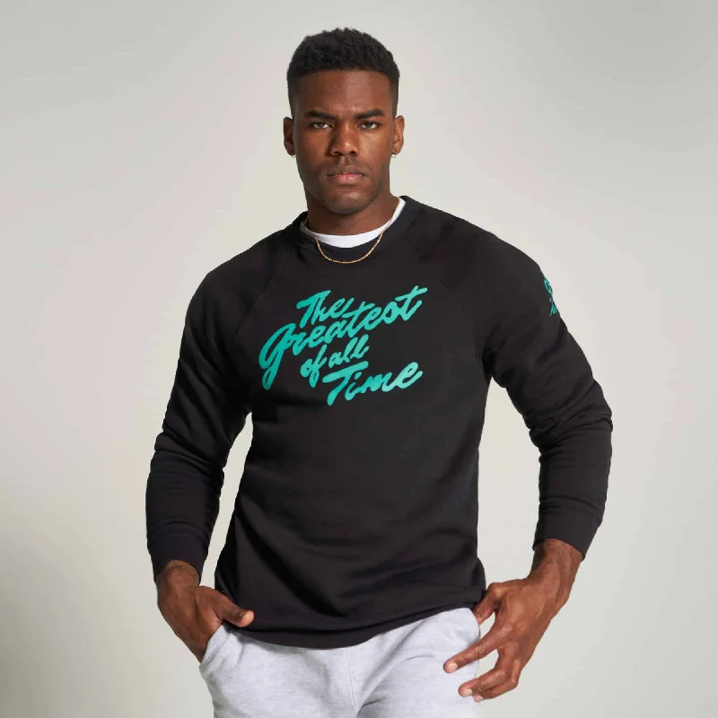 trendy casual shirt tops for laid-back days-Muhammad Ali The Greatest Crewneck