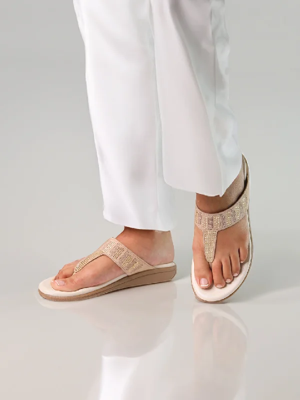 Flats with smooth leather finish-Lily Cream Flats