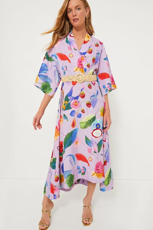 Colorful wrap dresses-Vivid Jardin Essie Dress