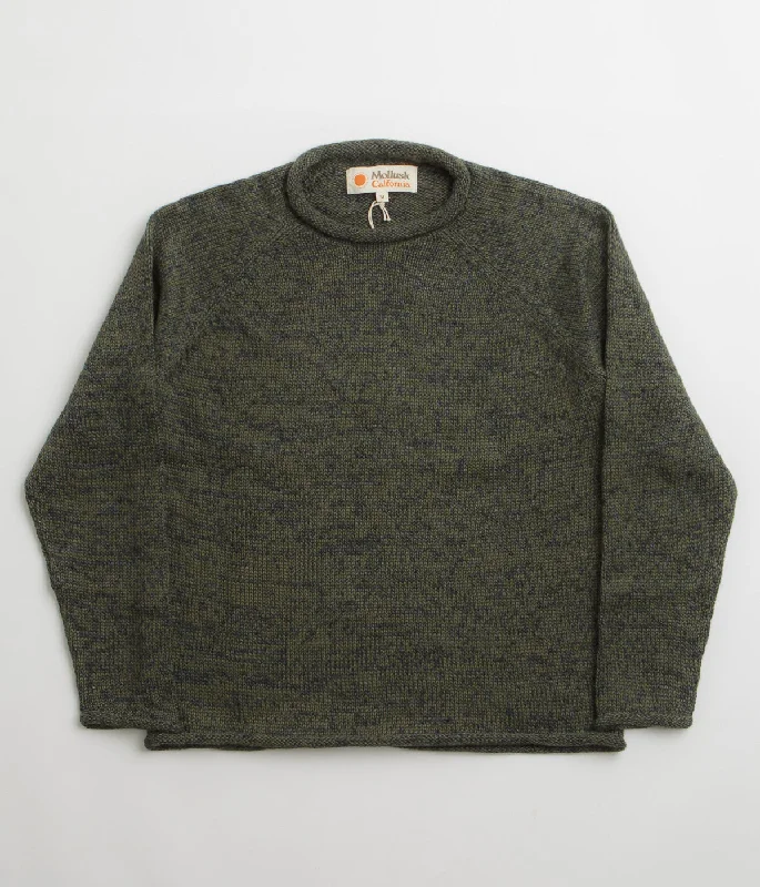 Hoodies & sweatshirts with crew neck practicality-Mollusk Fisherman Sweatshirt - Dartmouth