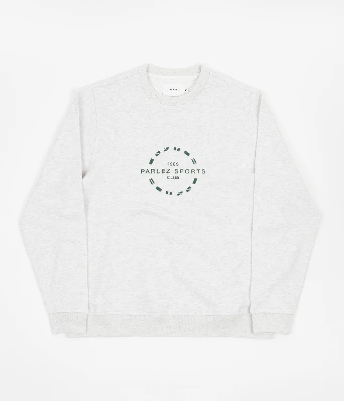 Hoodies & sweatshirts with eco-friendly jersey blend-Parlez Rival Crewneck Sweatshirt - Heather