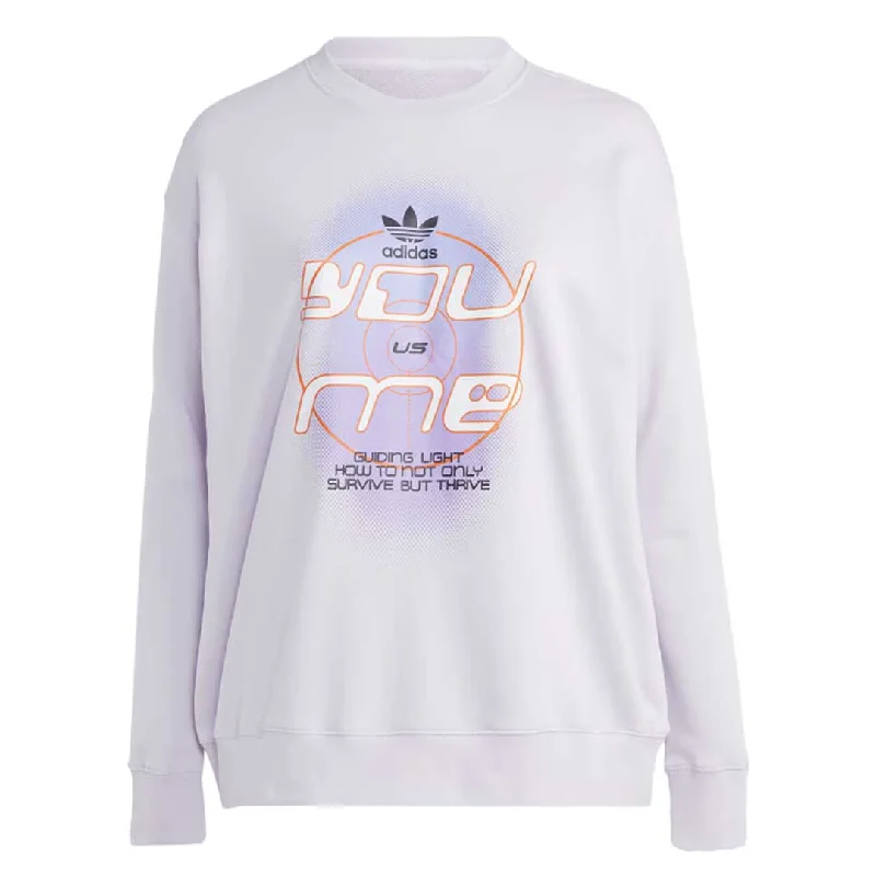 Hoodies & sweatshirts with shrink-resistant fleece-adidas - Women's Always Original Sweatshirt (Plus Size) (IC4969)