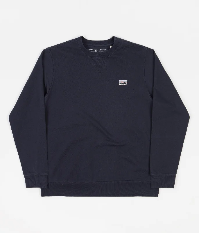 Hoodies & sweatshirts with polyester cozy softness-Patagonia Regenerative Crewneck Sweatshirt - New Navy