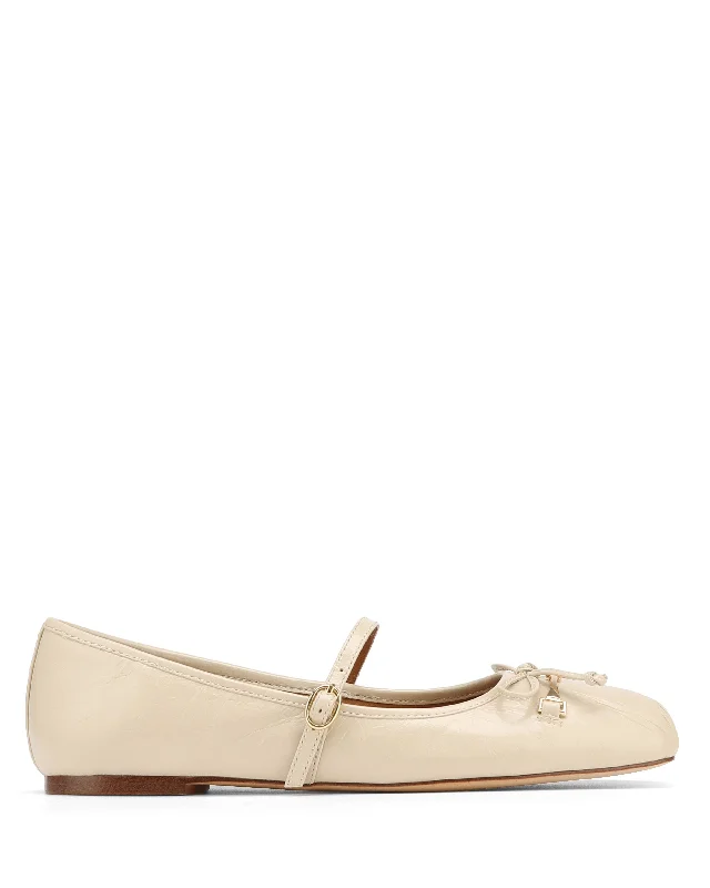 Flats with heavy canvas support-Bao Bone Leather