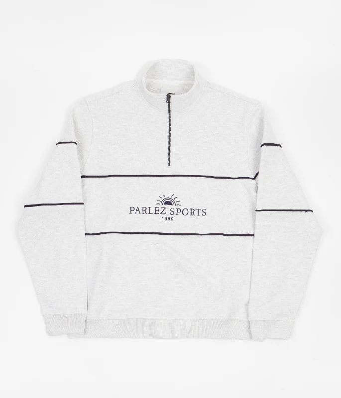 Hoodies & sweatshirts with zip-up cozy fit-Parlez Signus 1/4 Zip Sweatshirt - Heather