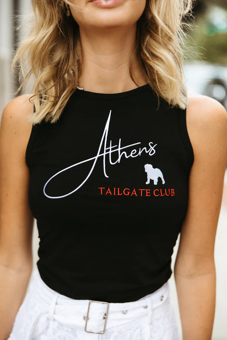 relaxed-fit long-sleeve tops for casual comfort-Athens Tailgate Club Tank