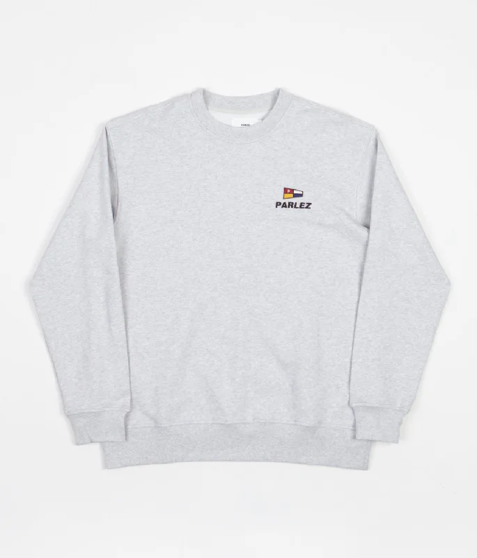 Hoodies & sweatshirts with abstract modern prints-Parlez Tradewinds Crewneck Sweatshirt - Heather