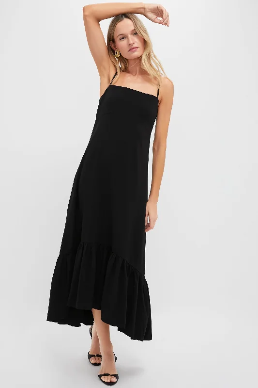 Trendy club dresses-Black Maribe Dress