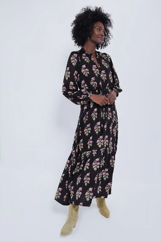 Retro tea maxi dresses-Wineberry Frances Dress 3