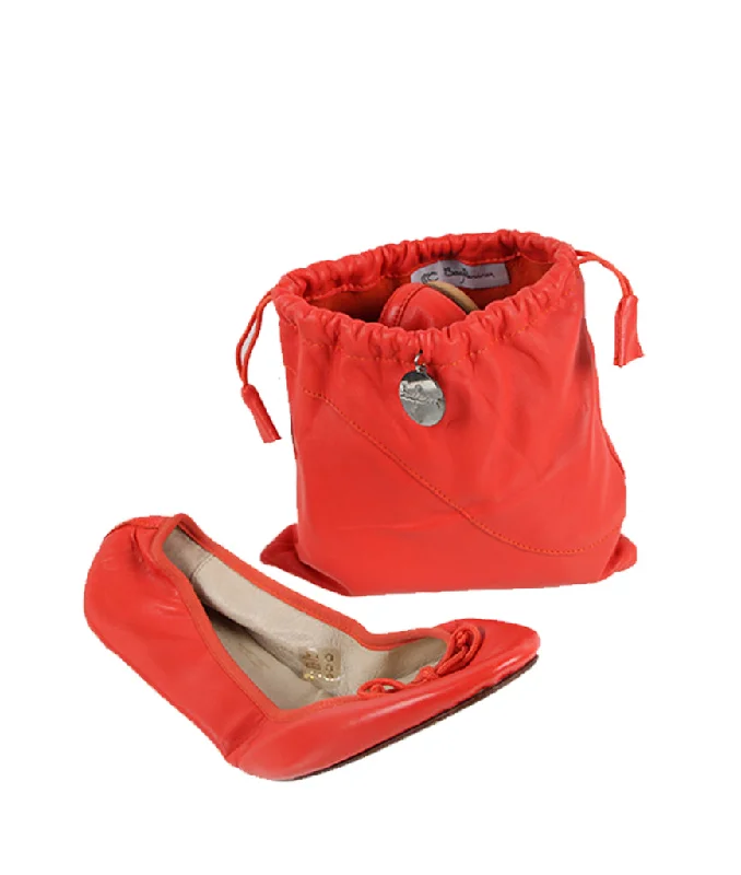 Flats with premium woven elegance-Gorgeous Flat Ballet, Orange