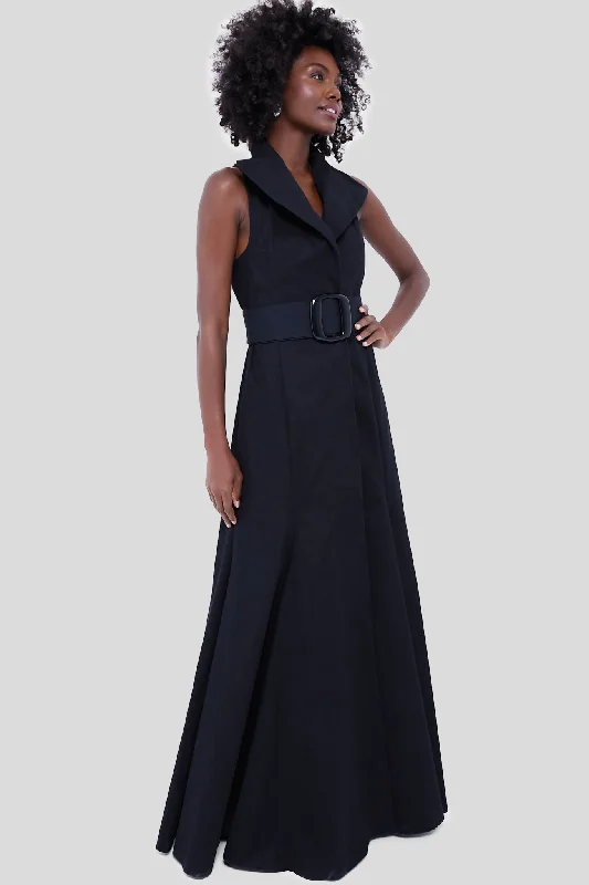 Luxury evening maxi dresses-Black Frances Maxi Dress