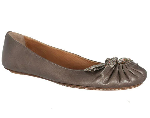 Flats with pastel violet vibrancy-Zoe Liberty, Taupe