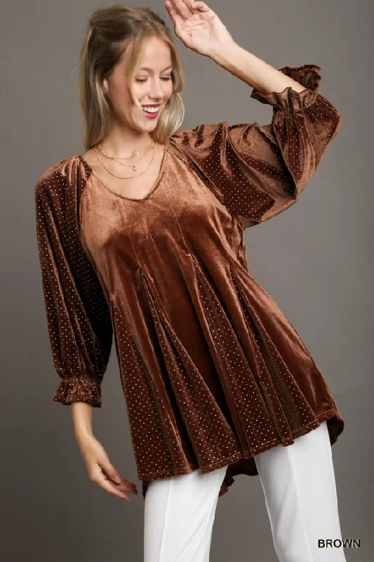 chic tunic-style tops for elegant outfits-The Valerie Top **Final Sale**