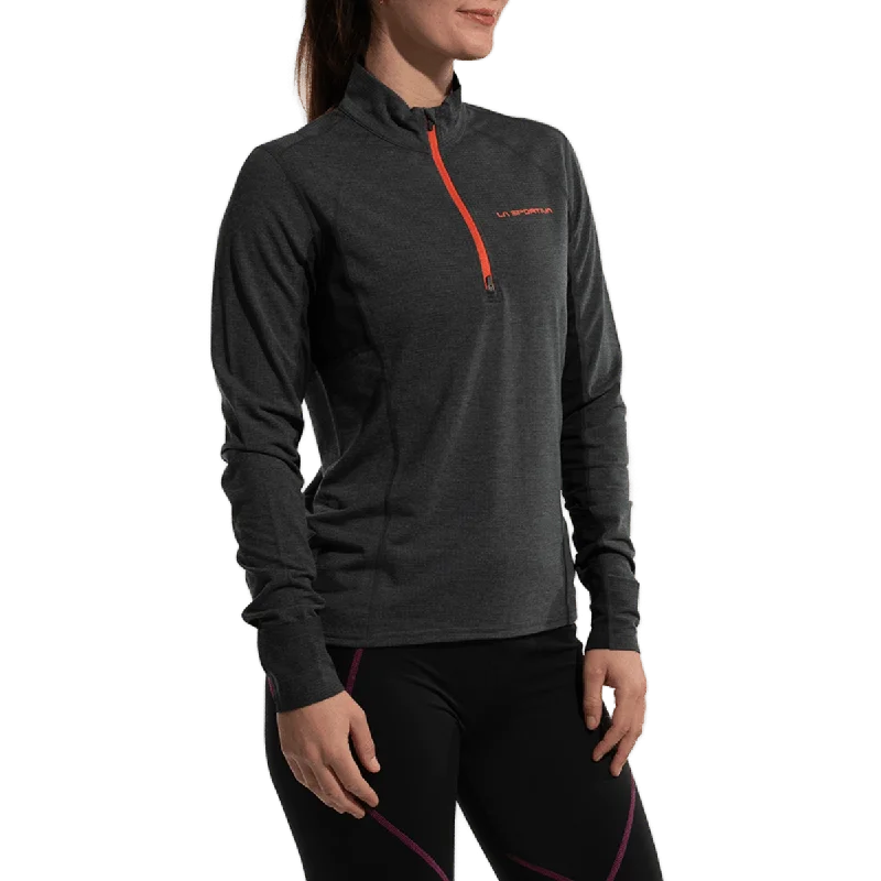 chiffon tops for light, breezy wear-La Sportiva Women's Swift Long Sleeve Top