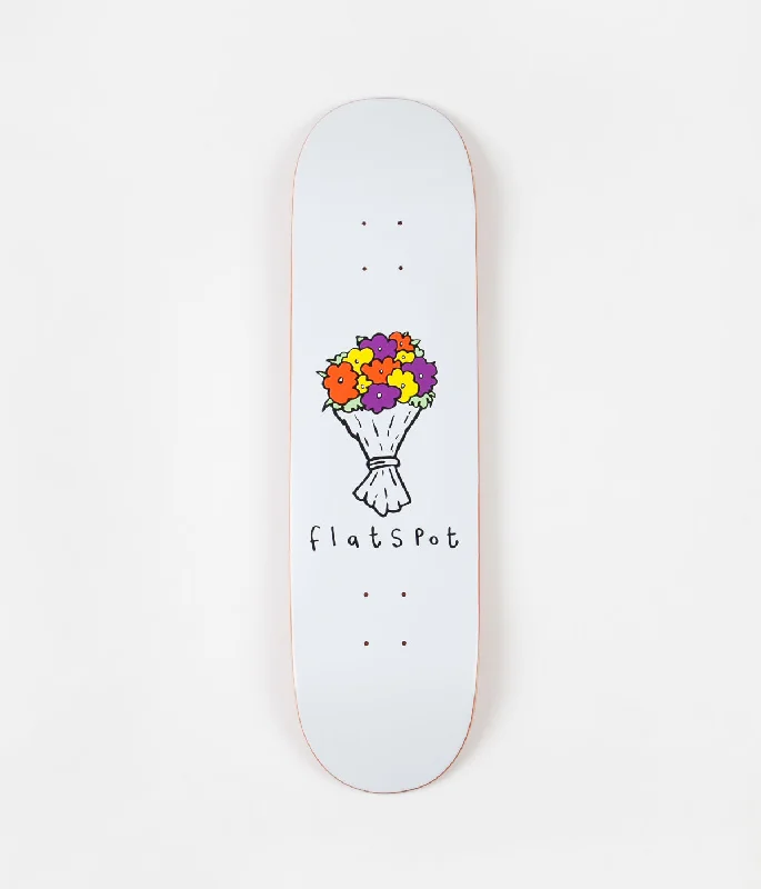 Flats with bold amethyst tones-Flatspot Flowers Deck - 8.25"