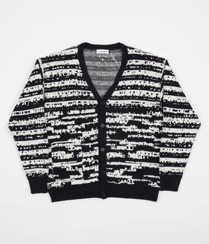 Hoodies & sweatshirts with budget pack pricing-Pop Trading Company x Gilles De Brock Knitted Cardigan - Navy / Off White