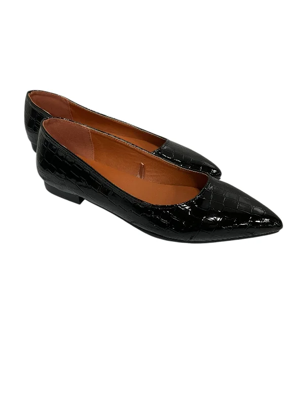 Flats with neutral tone versatility-Shoes Flats By Lascana In Black, Size: 7.5